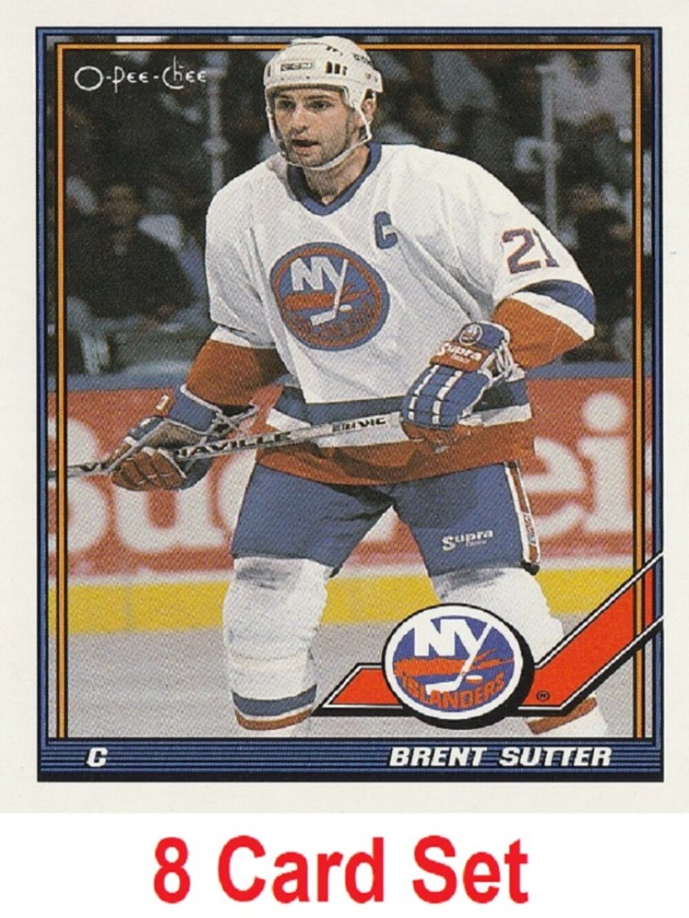 Brent Sutter Hockey Card Collection